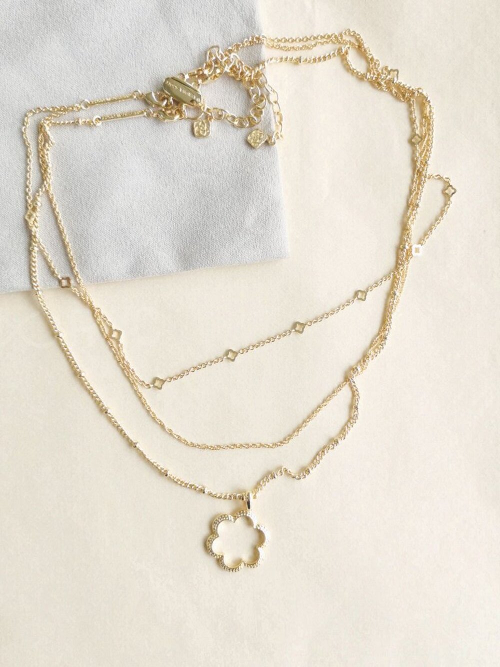 Kendra Scott • Susie Convertible Gold Multi Strand Necklace - Picture 3 of 3